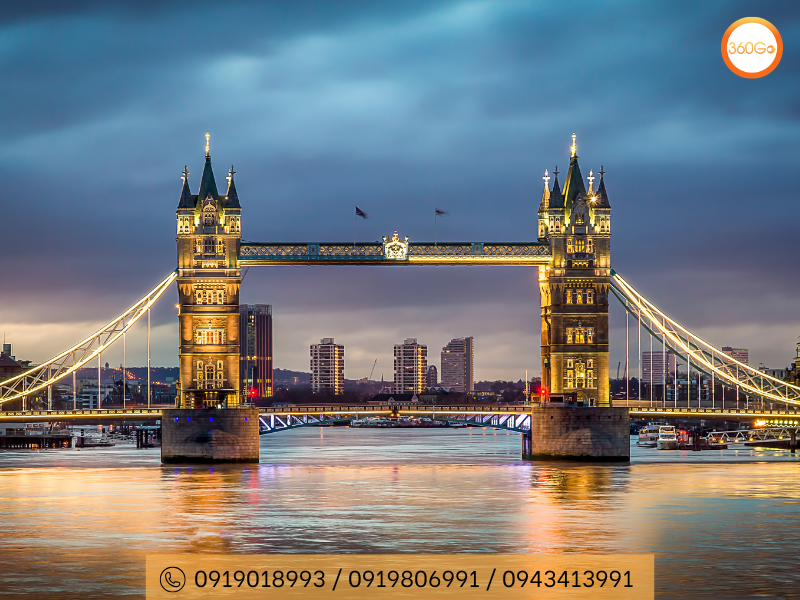 Vẻ ngoài tựa lâu đài của Tower Bridge - Du lịch 360Go